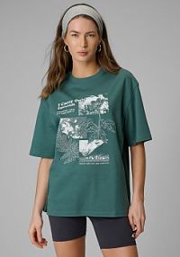 T-shirt turkusowy 4F damski 4FRSS26TTSHF3705-46S