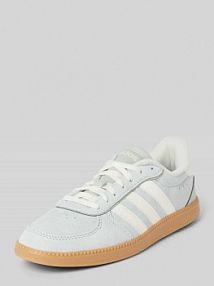 Sneakersy z nadrukiem z logo Model 'BREAKNET SLEEK' adidas Sportswear szare damskie EAN JR6907