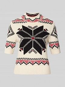 Bluzka z dzianiny z mieszanki wełny z dodatkiem wełny z alpaki Polo Ralph Lauren beżowa damska EAN 211978319