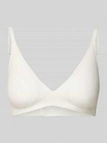 Biustonosz typu bralette z efektem push up seria 'Zero Feel' Sloggi biały EAN 10226701