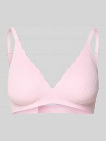 Biustonosz typu bralette z efektem push up model „Bliss“ Sloggi różowy EAN 10226744