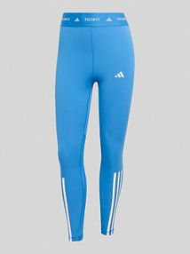 Legginsy o kroju slim fit z detalami z logo adidas Sportswear niebieskie damskie EAN JY8371