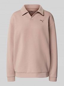 Koszulka polo o kroju relaxed fit z dodatkiem lyocellu Puma beżowa damska EAN 528459