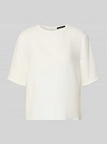 T-shirt o kroju regular fit z okrągłym dekoltem Windsor biały damski EAN 30101567