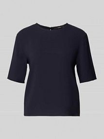 T-shirt o kroju regular fit z okrągłym dekoltem Windsor granatowy damski EAN 30101567