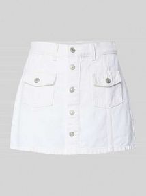 Wąska spódnica jeansowa z czystej bawełny Levis niebieska EAN 5NA0001