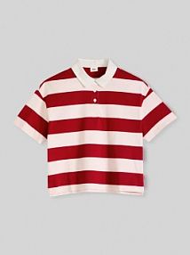 Koszulka polo o kroju relaxed fit z czystej bawełny Levis różowa damska EAN 4GQ0004