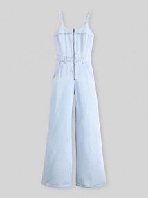 Kombinezon bustier z szerokimi nogawkami Levis niebieski EAN 1WC0005
