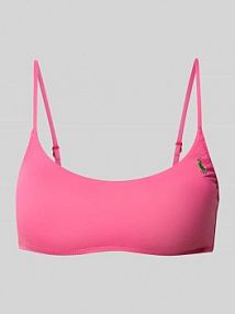 Góra bikini z haftowanym logo Polo Ralph Lauren różowy EAN 21655538