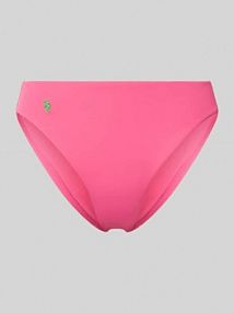 Majtki bikini z logo w formie stebnowania Polo Ralph Lauren różowe damskie EAN 21655554