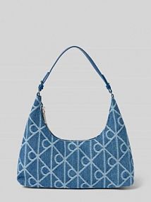Torba na ramię w stylu dżinsu Calvin Klein niebieska EAN LV04F3431G