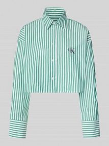 góra od piżamy o kroju regular fit z czystej bawełny Calvin Klein Underwear zielona damska EAN LV00QS7605