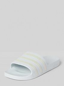 Klapki kąpielowe z tłoczonym logo Model 'ADILETTE AQUA' adidas Sportswear niebieskie damskie EAN IF0894