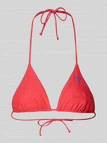 Góra od bikini z nadrukiem z logo Model 'ADIC BIKINI TOP BLACK' adidas Originals czerwony EAN KD0040