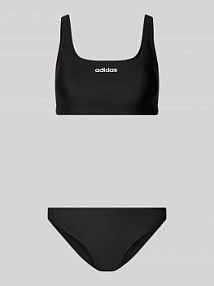 Zestaw bikini z nadrukiem z logo Model 'BRAL BK S' adidas Sportswear czarny EAN JM8156