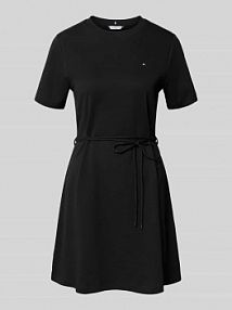 Taliowana sukienka dresowa z czystej bawełny Tommy Hilfiger EAN WW0WW49772