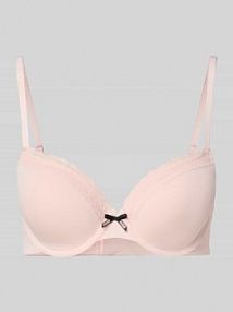 Biustonosz z push up model „UNIQUE” HUGO różowy EAN 50545719/00