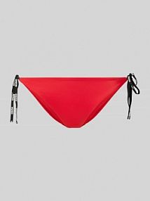 Figi bikini w kroju regular fit z detal z logo HUGO czerwone EAN 50555671/00