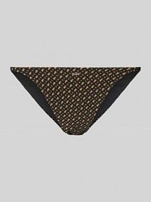 Figi bikini z monogramem B, model 'BOSS PEARL' brązowe EAN 50561379/00