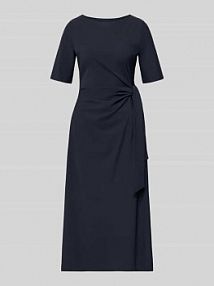 Sukienka midi z wiązanym detalem milano italy niebieska EAN 61-5403-1375-A
