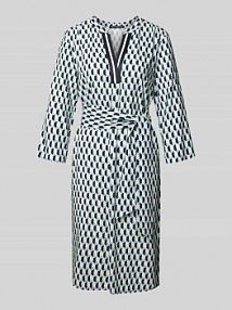 Sukienka midi o kroju regular fit z czystej wiskozy Betty Barclay zielona EAN 18401855