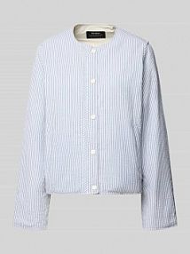 Kurtka z okrągłym dekoltem model 'GABI' ECOALF biała damska EAN MCWGAJKGABI00146S26