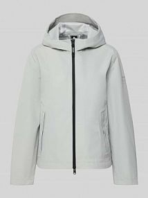 Kurtka z kapturem i wpuszczanymi kieszeniami Model 'VENU' ECOALF niebieska damska EAN MCWGAJKVENIS0049S26