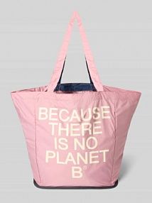 Torba shopper z nadruk z napisem model 'PACHO' ECOALF różowa EAN MCUACFBPACHO0407S26