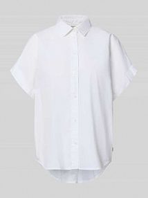 Bluzka koszulowa o kroju regular fit z kołnierzykiem koszulowym model 'Isabel' ECOALF biała damska EAN MCWGASRISABE0764S26