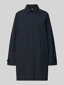 Kurtka z wykładanym kołnierzem model 'VERNE' ECOALF niebieska damska EAN MCWGAJKVERNE0428S26