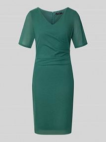 Sukienka midi w półprzezroczystym designie Vera Mont zielona EAN 3814078