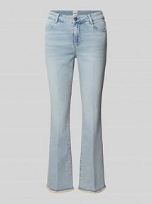 Jeansy bootcut z frędzlami Model 'SHAKIRA' BRAX niebieskie damskie EAN 71-7928 09959820