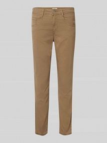 Spodnie o kroju slim fit w skróconej długości model 'SHAKIRA' BRAX brązowe damskie EAN 71-7948 09933720