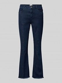 Jeansy bootcut z frędzlami Model 'SHAKIRA' BRAX niebieskie damskie EAN 71-7928 09959820