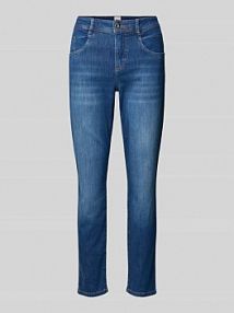 Dżinsy w kroju slim fit z kieszeniami bocznymi model 'SHAKIRA' BRAX niebieskie damskie EAN 71-7928 09933720