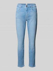 Dżinsy w kroju slim fit z kieszeniami bocznymi model 'SHAKIRA' BRAX niebieskie damskie EAN 71-7928 09933720