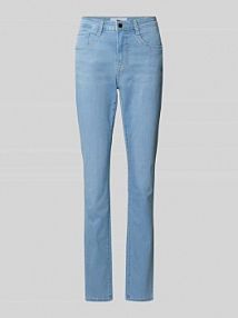 Jeansy w kroju slim fit z fasonem 5-kieszeniowym model 'Mary' BRAX niebieskie damskie EAN 9-7002 09928820