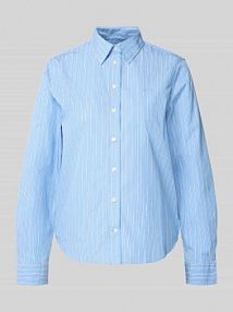 Bluzka o kroju regular fit z wyhaftowanym logo model „ONEBUY” Gant niebieska damska EAN 4300610