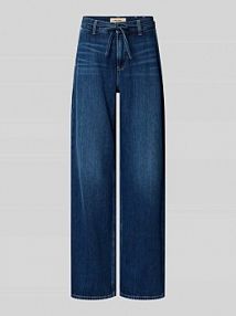 Jeansy krój wide fit z dodatkiem Lyocell Model 'Dara Verneza' MOS MOSH niebieskie damskie EAN 176460
