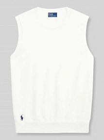 Top dzianinowy z mieszanki bawełny o kroju regular fit Polo Ralph Lauren biały damski EAN 211972111
