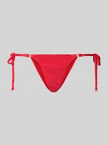 Figi bikini z wiązaniem Seafolly czerwone EAN 40651-861