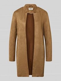 Kurtka o kroju regular fit w imitacji skóry Model 'SOHO' Only brązowa damska EAN 15218563