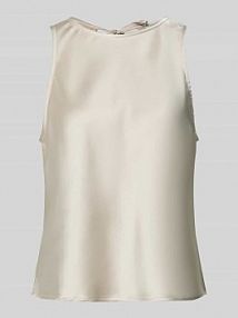 Top z satyny z okrągłym dekoltem model 'Laureen' GUIDO MARIA KRETSCHMER WOMAN damski EAN GMK4386001
