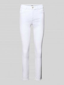 Jeansy w kroju skinny fit z mieszanki bawełny Model 'BLUSH' Only białe damskie EAN 15155438