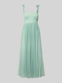 Sukienka midi o kroju regular fit z siateczką Model „Penelope” GUIDO MARIA KRETSCHMER WOMAN turkusowa EAN GMK5505001