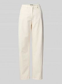 Jeansy z wpuszczanymi kieszeniami LUISA CERANO białe damskie EAN 638857 3797