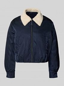 Kurtka bomber z wypełnieniem z puchu kaczego i kieszeniami wpuszczanymi LUISA CERANO granatowa damska EAN 438530 4186-16