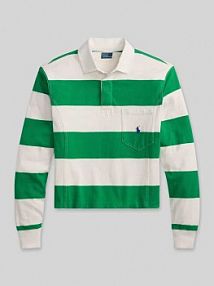 Koszulka polo Regular Fit z czystej bawełny Polo Ralph Lauren zielona damska EAN 211971746