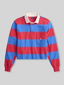 Koszulka polo Regular Fit z czystej bawełny Polo Ralph Lauren czerwona damska EAN 211971746