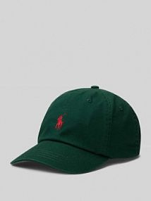 Czapka z daszkiem z czystej Bawełna Polo Ralph Lauren zielona damska EAN 211912843